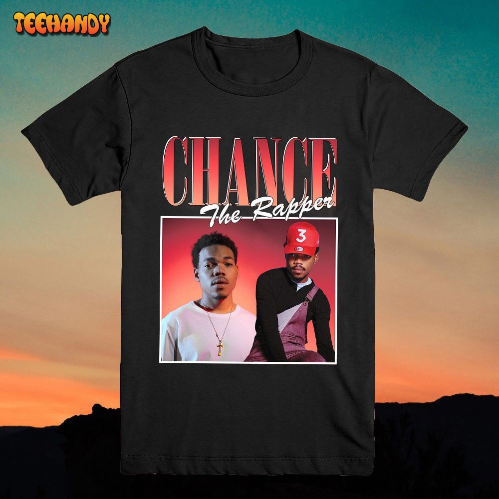 Chance shirt the Rapper Tees 90’s Inspired Homage Style Throwback T Shirt