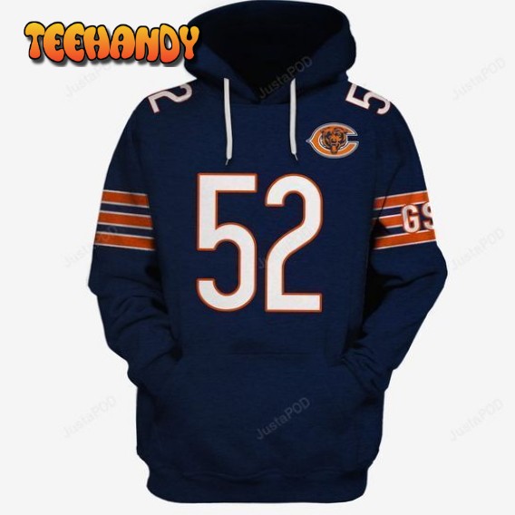 Chicago Bears Ncaa Football Classic 3d Hoodie For Men For Women Chicago