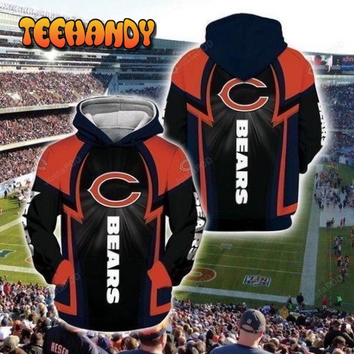 Chicago Bears Nfl For Bears Fan Pullover And Zippered Hoodies Custom 3d