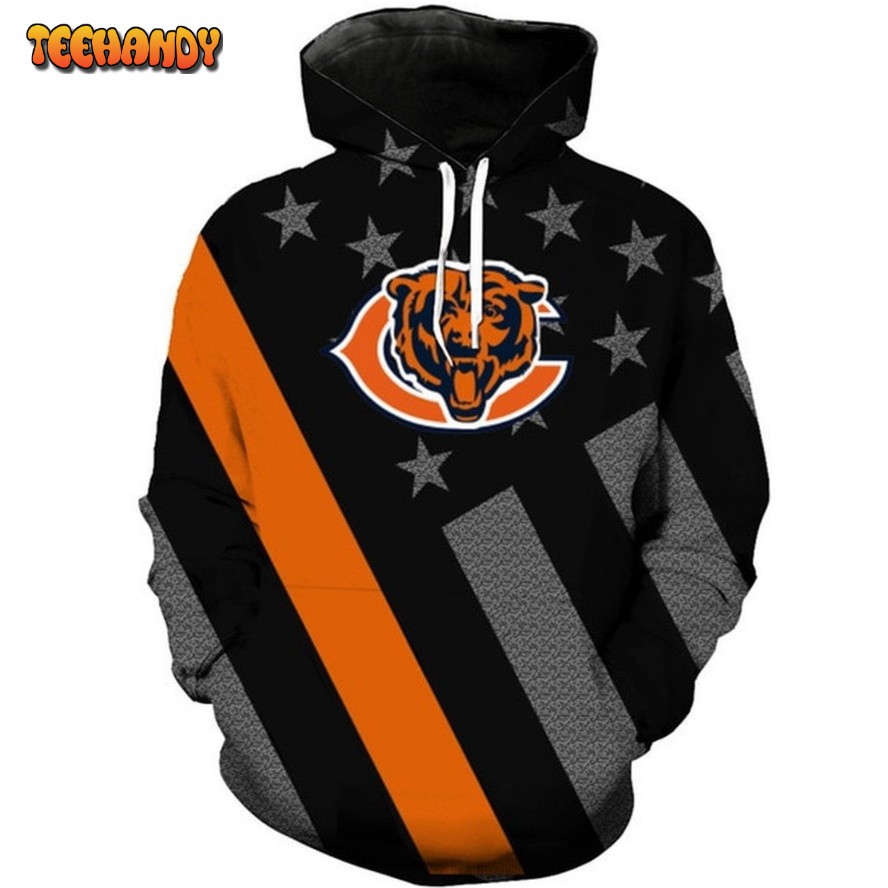 Chicago Bears NFL Men and Women 3D Hoodie Chicago Bears NFL