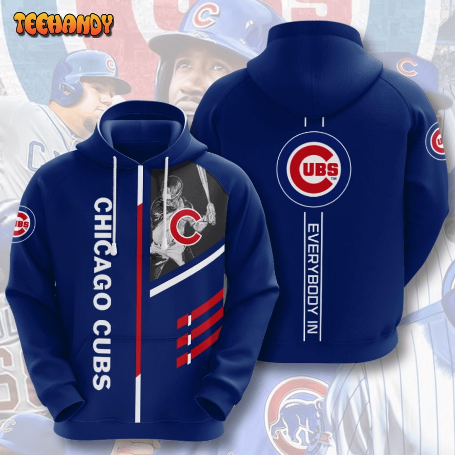 Chicago Cubs 3D Hoodie