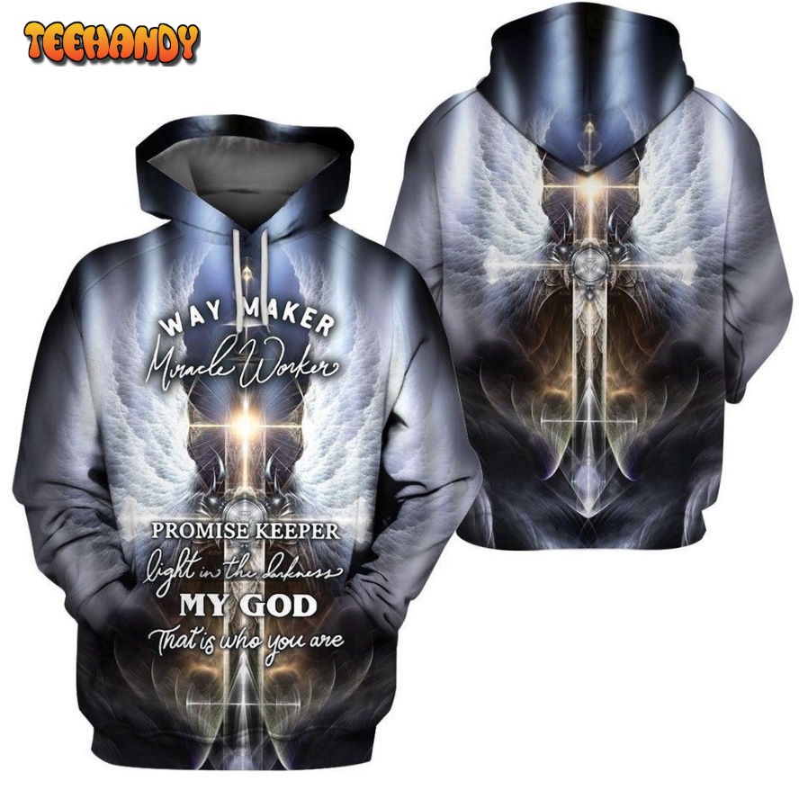 Christian Way Maker Miracle Worker 3D Hoodie