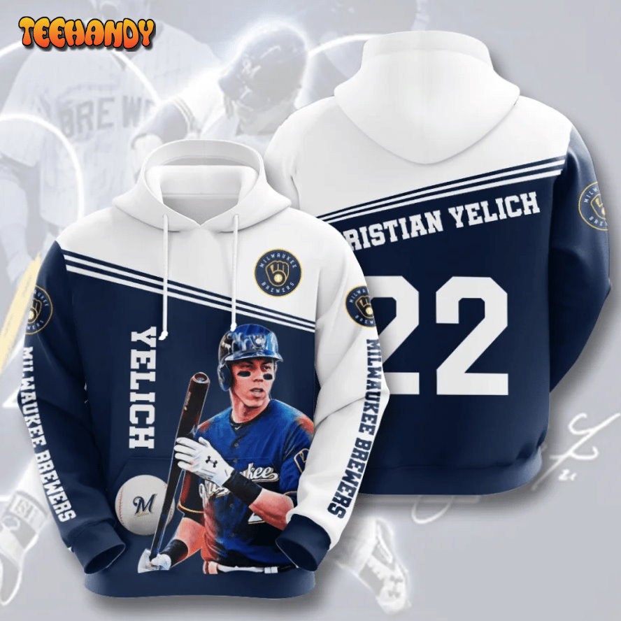 Christian Yelich Milwaukee Brewers 3D Hoodie For Men For Women Hoodie