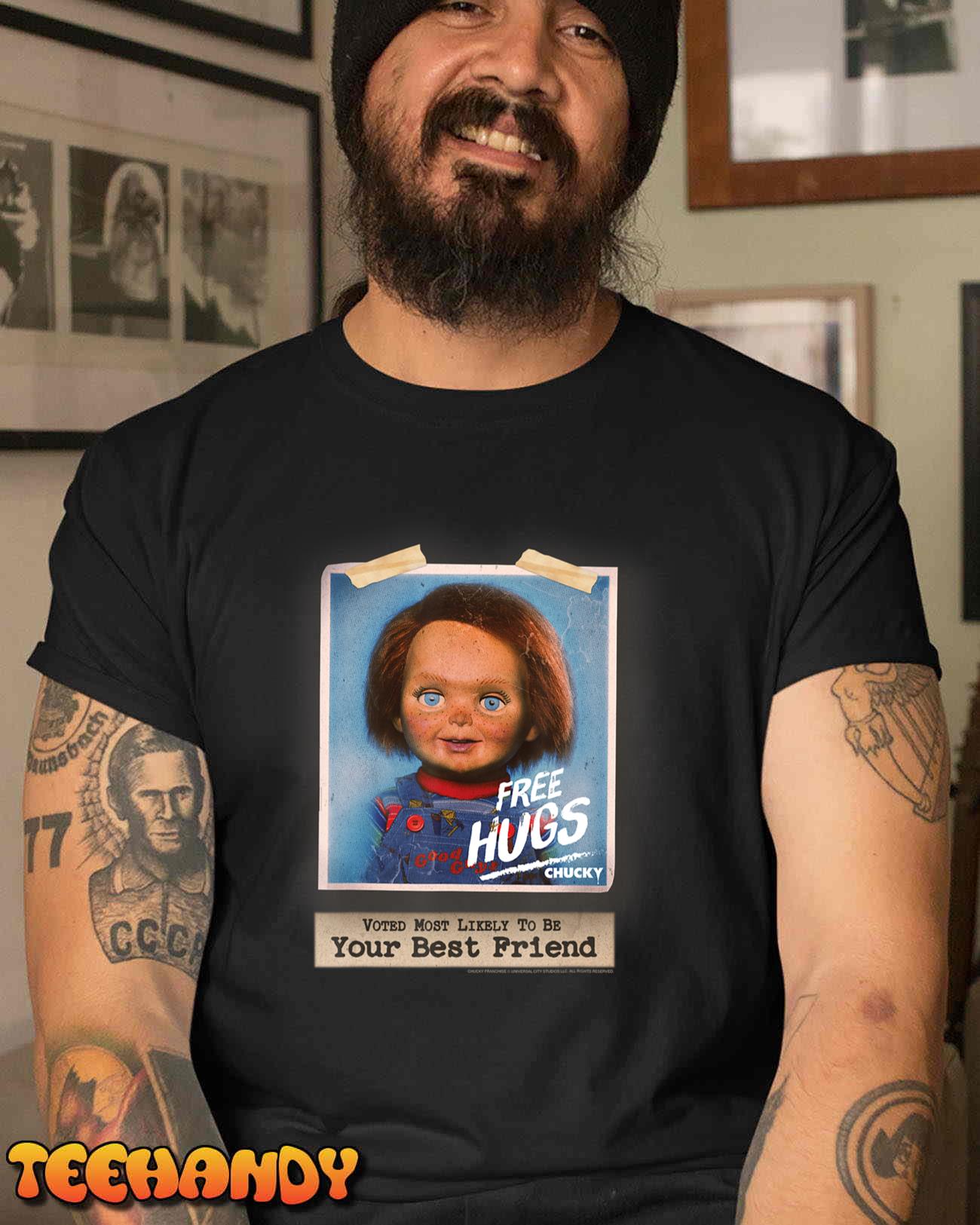 Chucky Free Hugs Vintage Style T-Shirt