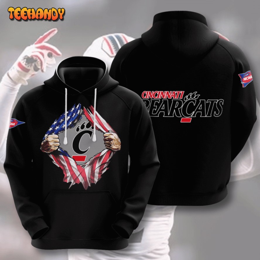 Cincinnati Bearcats 3D Hoodie