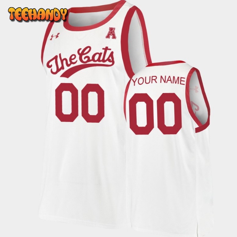 Cincinnati Bearcats Custom White 1970s Throwback Basketball Jersey