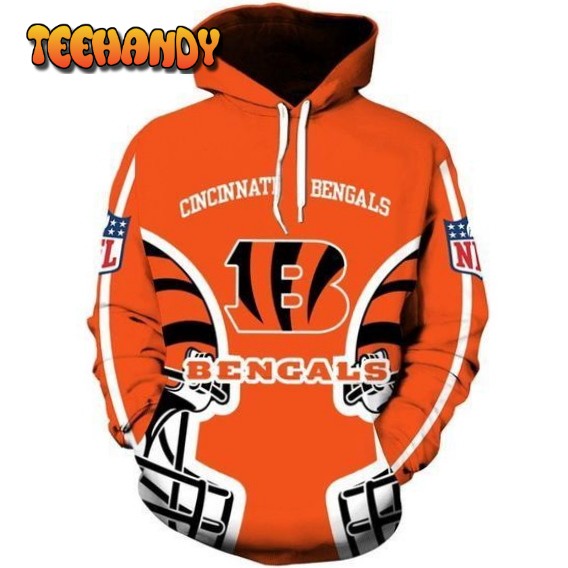 Cincinnati Bengals 3D Hoodie For Fans Men Women All Over Printed Hoodie