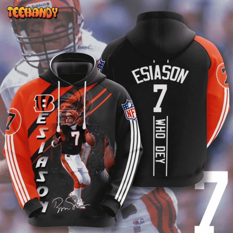 Cincinnati Bengals Boomer Esiason 3D Hoodie For Men For Women