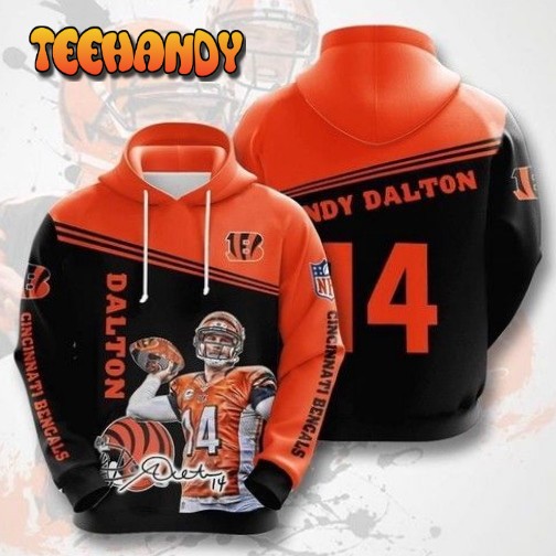 Cincinnati Bengals Dalton 14 Pullover And Zippered Hoodies Custom 3d