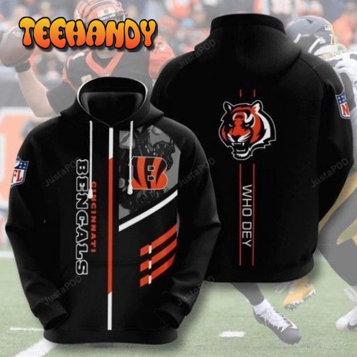 Cincinnati Bengals Pullover And Zippered Hoodies Custom 3d Graphic