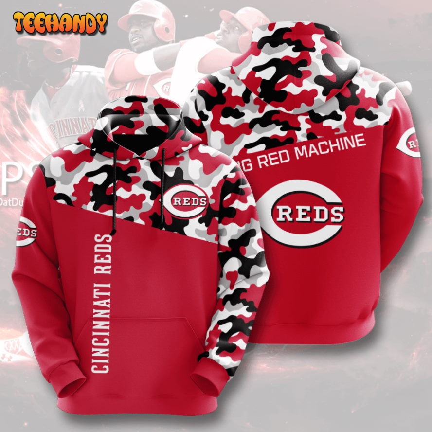 Cincinnati Reds 3D Hoodie