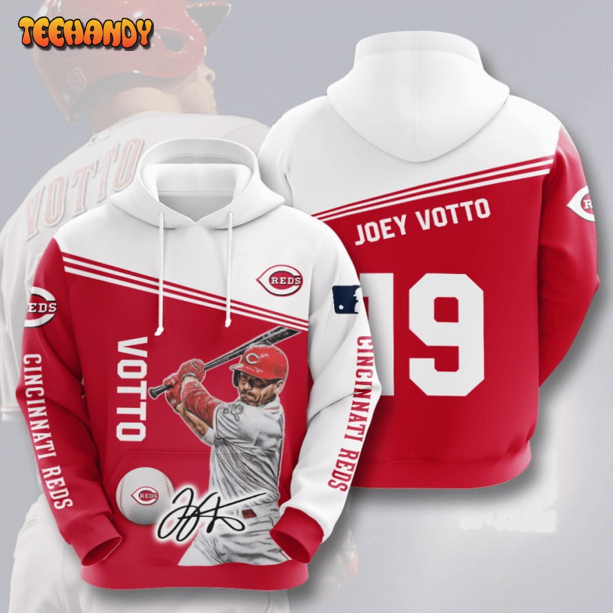 CINCINNATI REDS Joey Votto 3D Hoodie For Men For Women