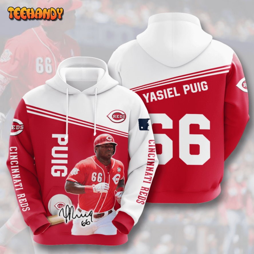 CINCINNATI REDS Yasiel Puig 3D Hoodie For Men For Women