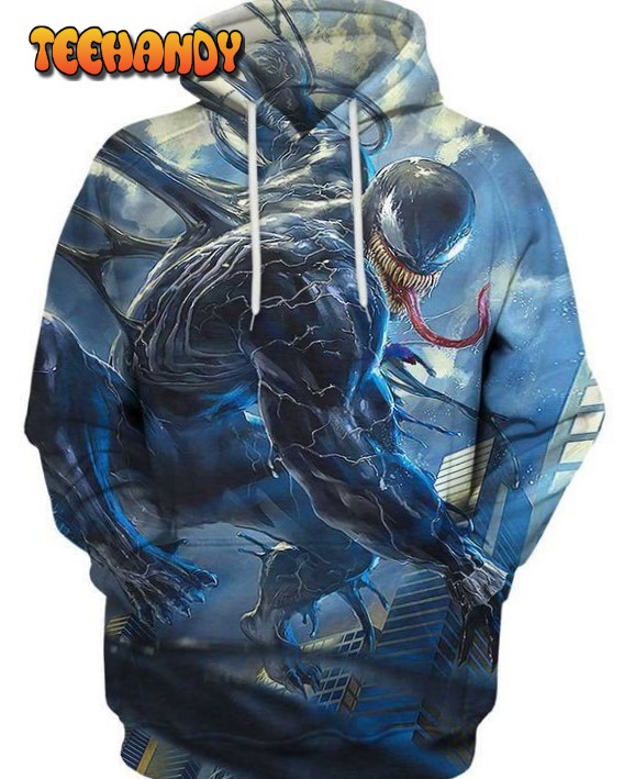 City Hunter Venom Pullover And Zippered Hoodies Custom 3D Graphic