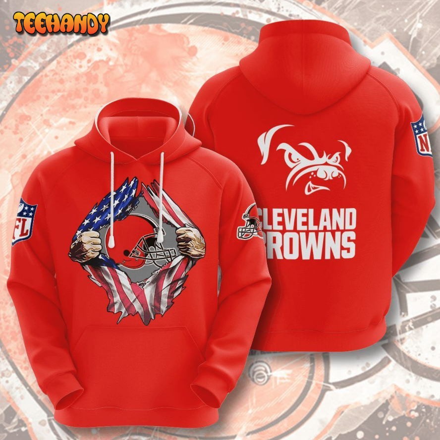 Cleveland Browns 3D Hoodie