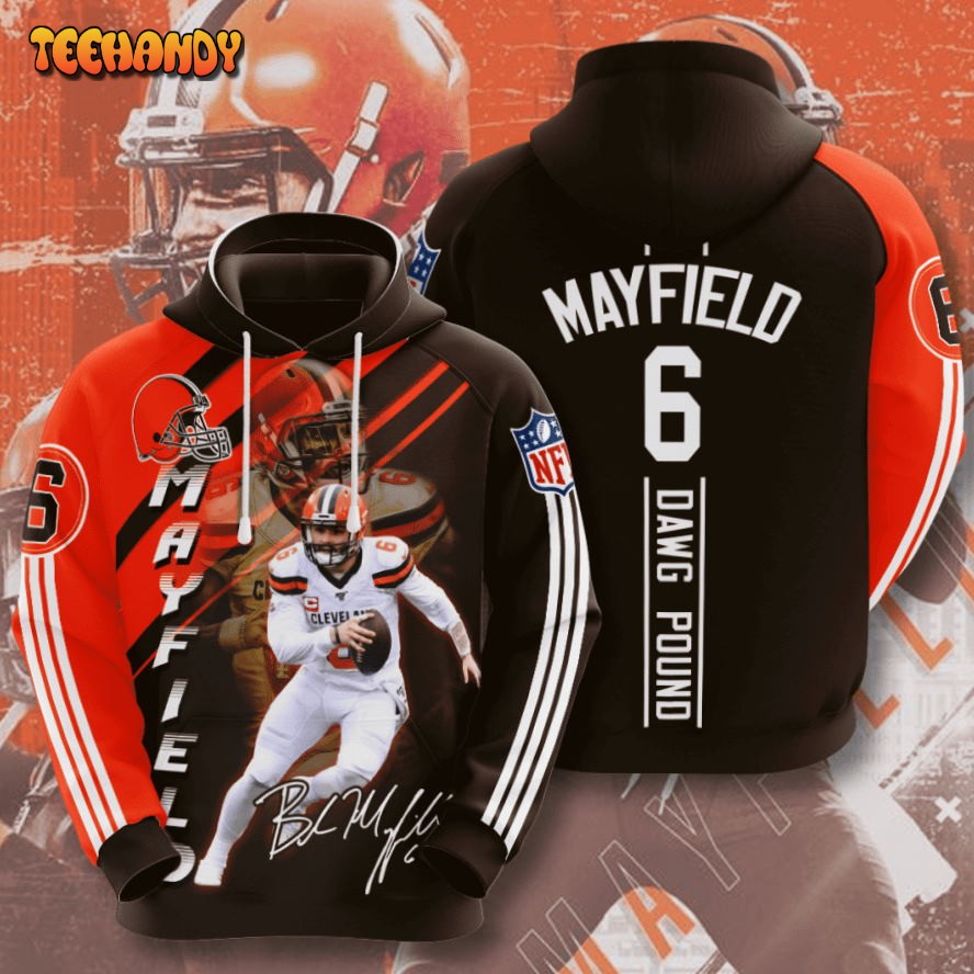 Cleveland Browns Baker Mayfield 3D Hoodie For Men For Women