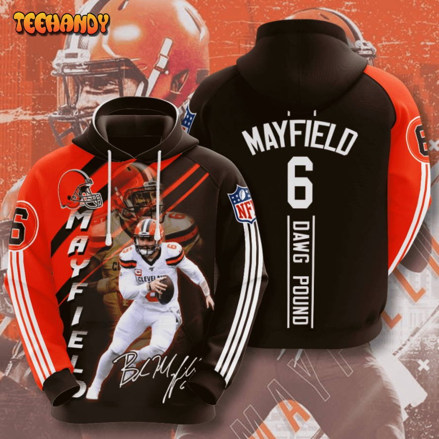 Cleveland Browns Baker Mayfield 3D Hoodie