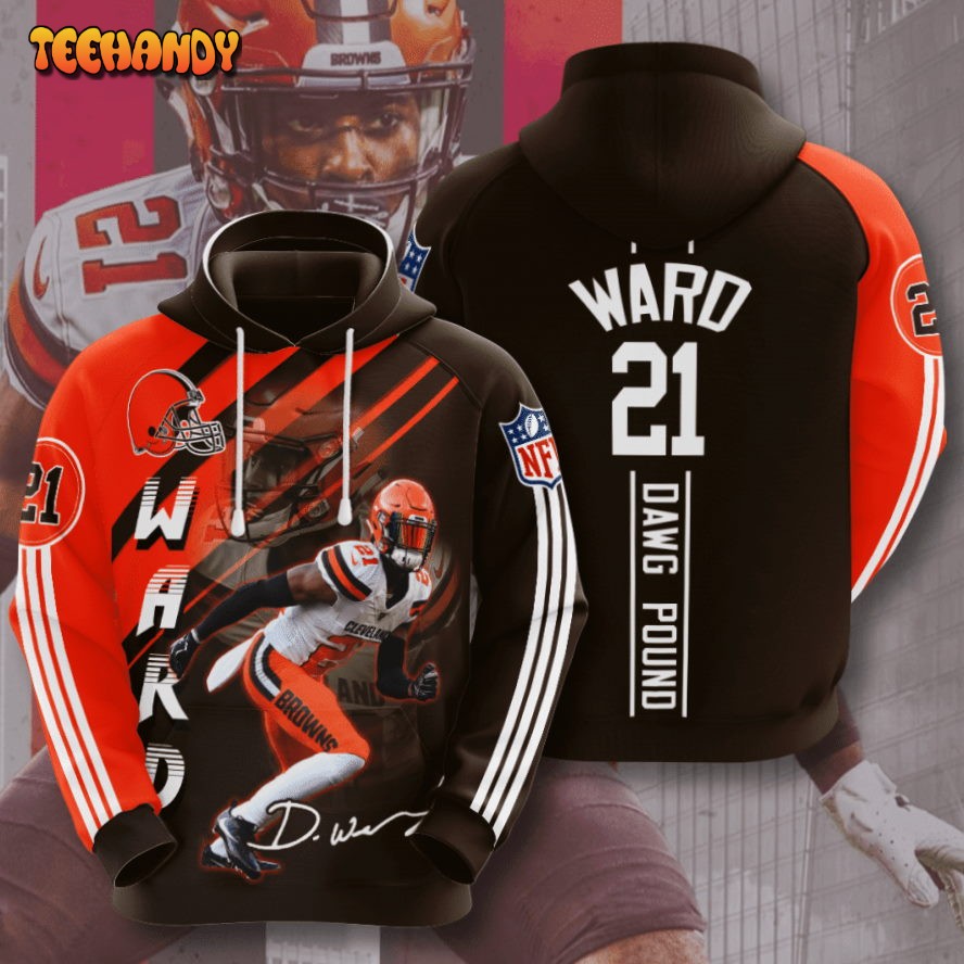 Cleveland Browns Denzel Ward 3D Hoodie For Men For Women