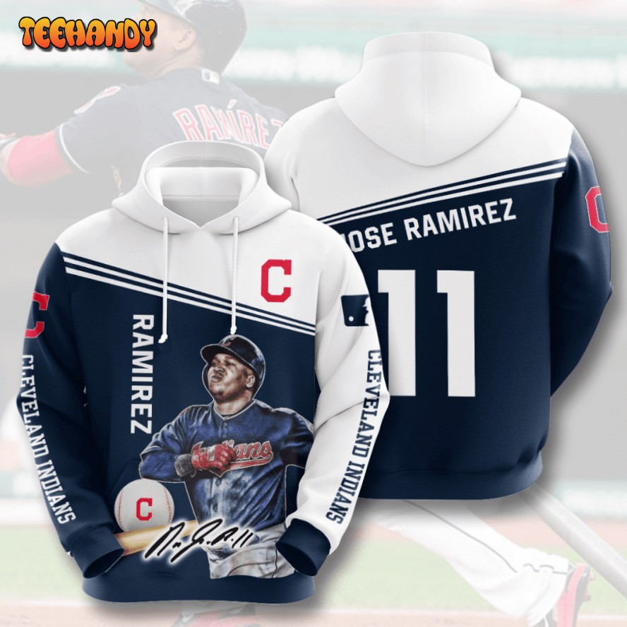 Cleveland Indians Jose Ramirez 3D Hoodie Sweatshirt For Fans Men Women