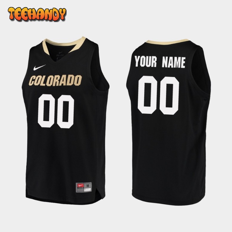Colorado Buffaloes Custom Black College Basketball Jersey
