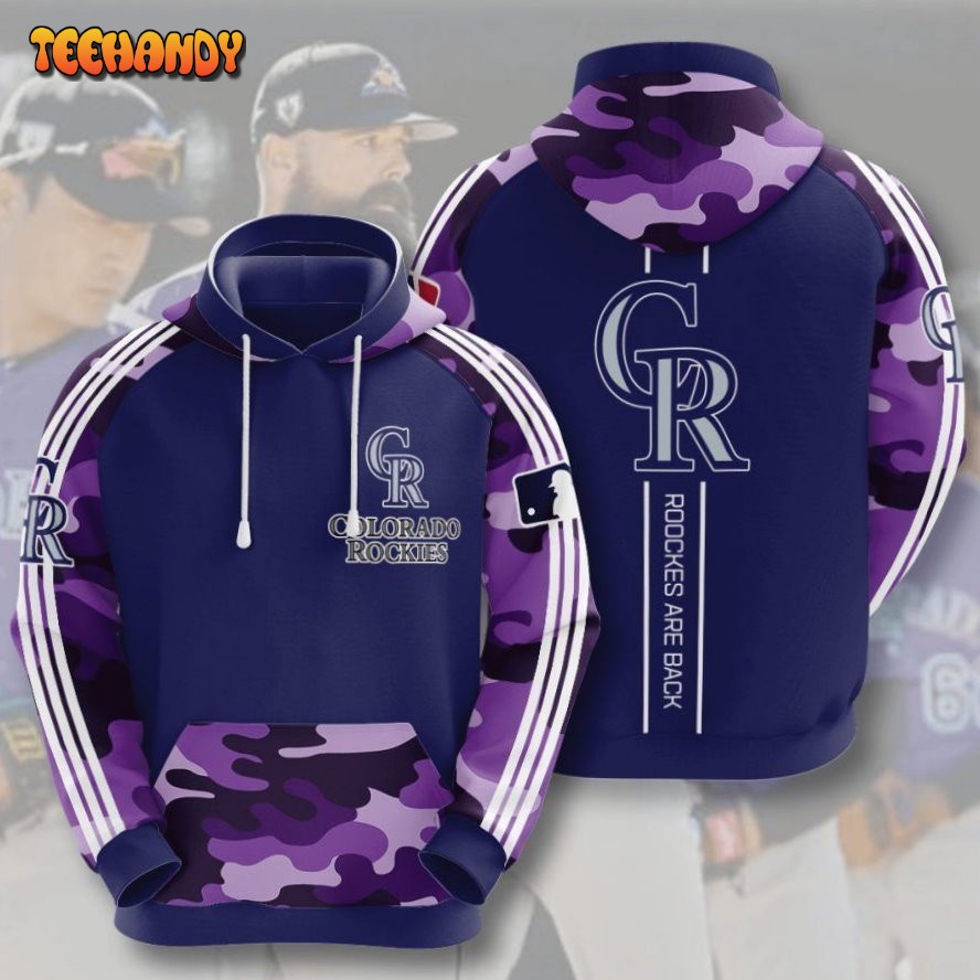 Colorado Rockies 3D Hoodie