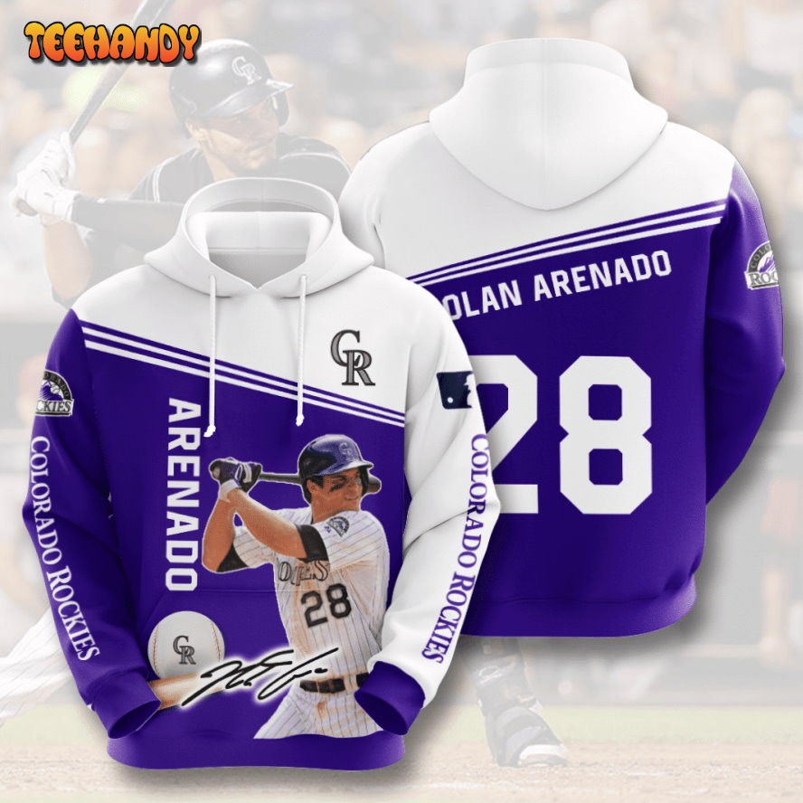 COLORADO ROCKIES Nolan Arenado 3D Hoodie For Men For Women