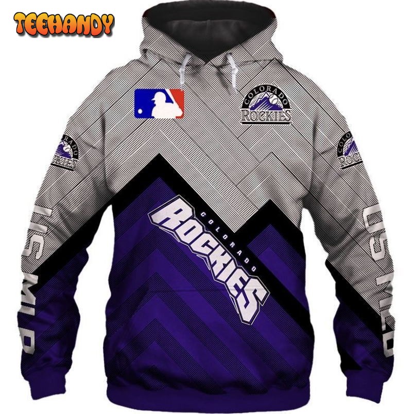 Colorado Rockies Pullover And Zippered Hoodies Custom 3D Graphic