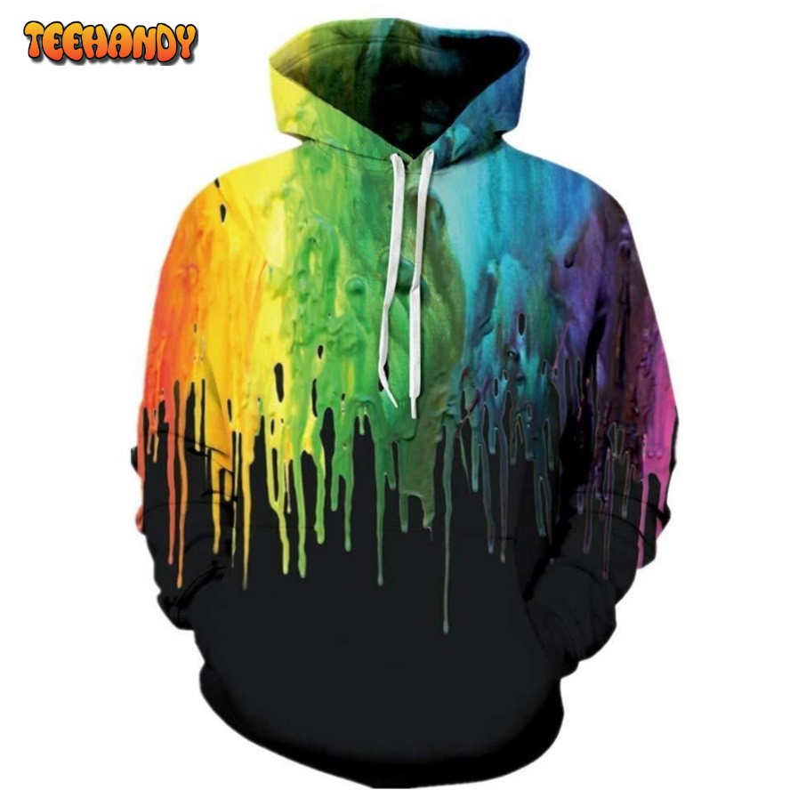 Colorful black 3D 3D Hoodie For Men Women All Over 3D Printed Hoodies