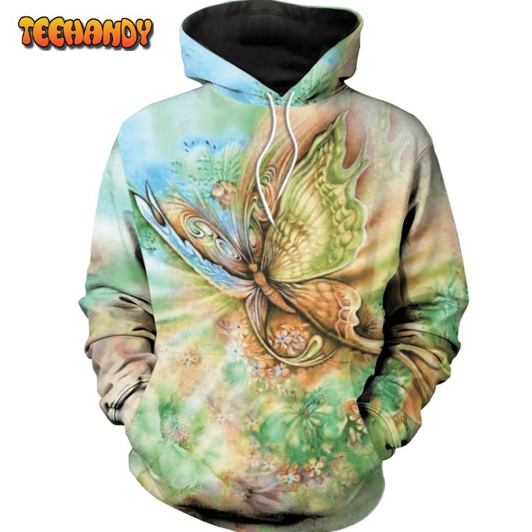 Colorful Butterfly 3D Hoodie All Over Printed Hoodie