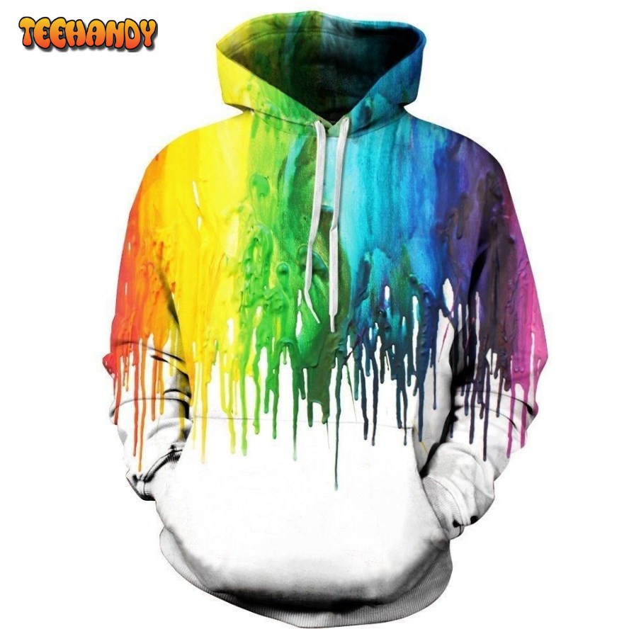 Colorful white 3D 3D Hoodie For Men Women All Over 3D Printed Hoodies