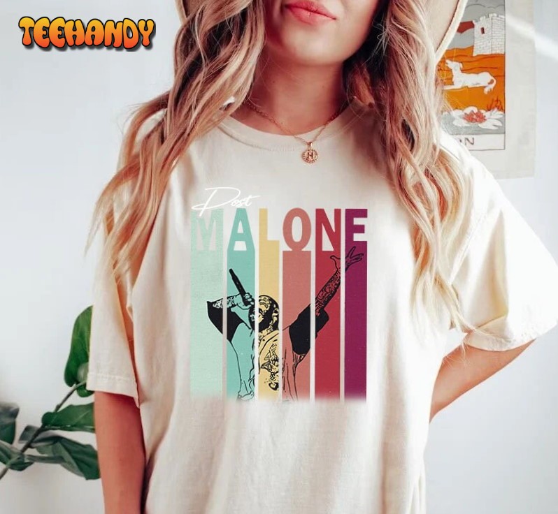 Comfort Colors Post Malone Retro Colorful Stripes T-Shirt