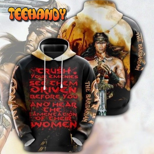 Conan The Barbarian 3D Hoodie All Over Printed Hoodie