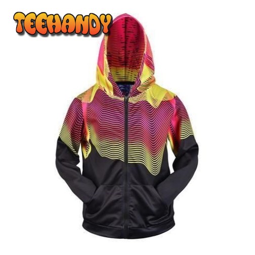 Cool Printed Zip-Up Pullover 3D Hoodie