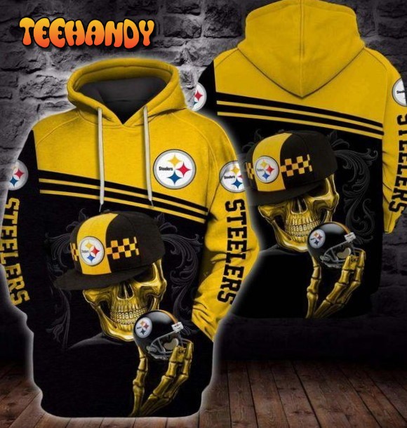 Cool Skull Steelers 3D Hoodie For Men For Women All Over Printed Hoodie