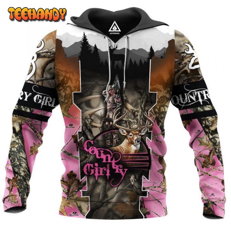 Country Girl 3D Hoodie All Over Printed Hoodie