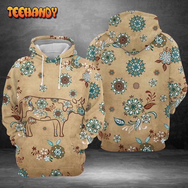 Cow Pattern 3D Hoodie For Men For Women Cow All Over Printed Hoodie