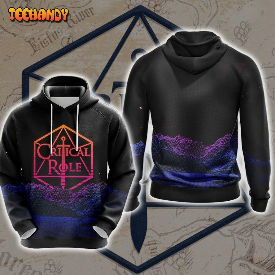 Critical Role Unisex 3D Hoodie All Over Print Hoodie