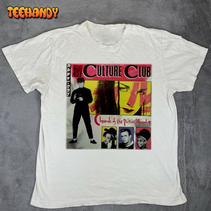 Culture Club Tshirt, Vintage Culture Club 1983 Album Band Shirt