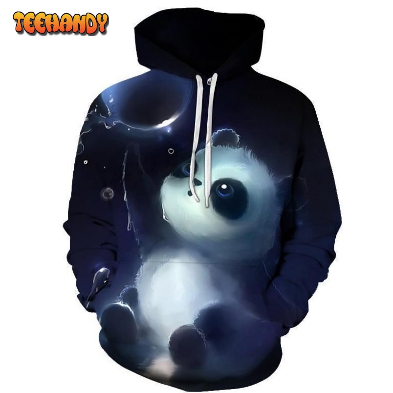 Cute Panda Printed 3D Hoodies Unisex Sweatshirts Men Women Coats Hooded