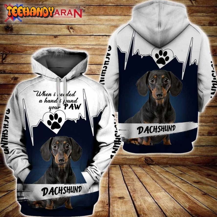 Dachshund 3D Hoodie For Men For Women All Over Printed Hoodie