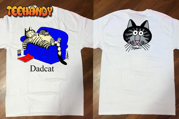 Dadcat Crazy Hawaii B Kliban Cat T-Shirt, Dadcat T-Shirt