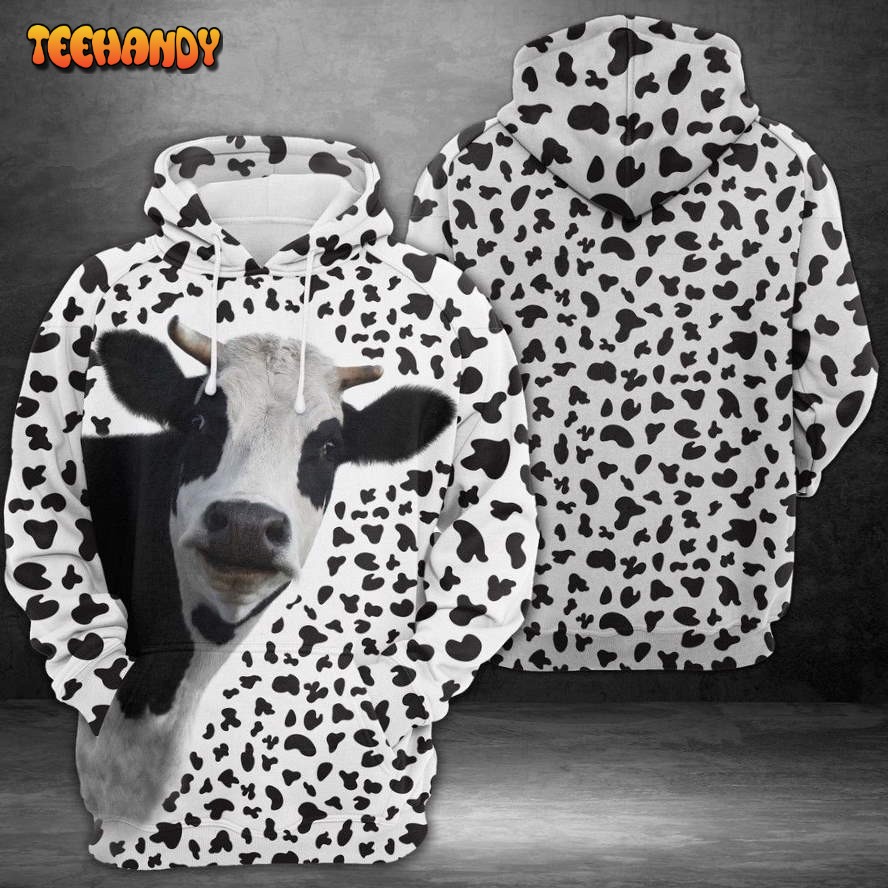 Dairy Cow 3D Hoodie For Men For Women All Over Printed Hoodie