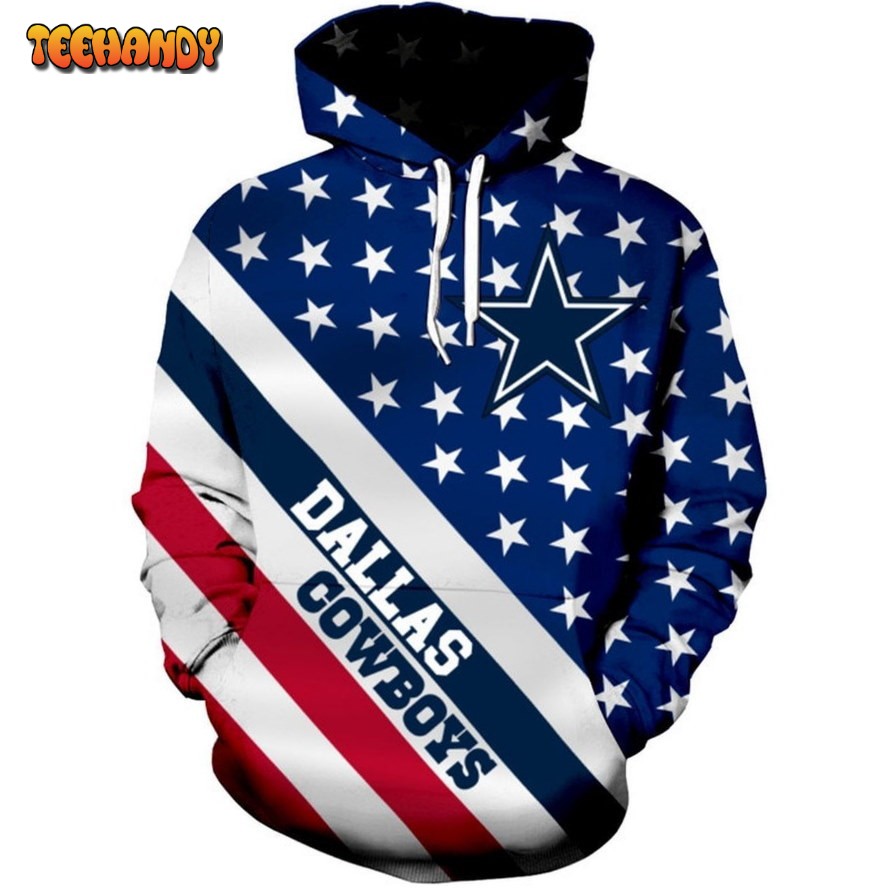 Dallas Cowboys 3d Hoodie Style 4