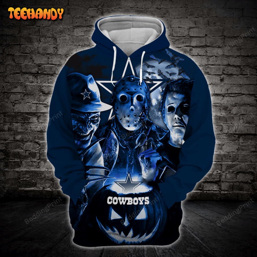 Dallas Cowboys Halloween 3d Hoodie