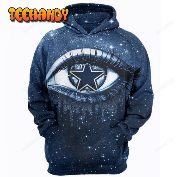 Dallas Cowboys Ncaa Football Big Eyes 3d Hoodie For Men For Women