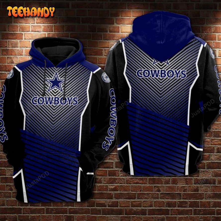 Dallas Cowboys Ncaa Football Line 3d Hoodie For Men For Women