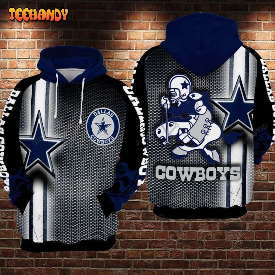 Dallas Cowboys Nfl Football 3d Hoodie For Men For Women