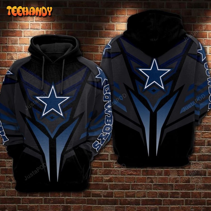 Dallas Cowboys Nfl Football Star 3d Hoodie For Men For Women