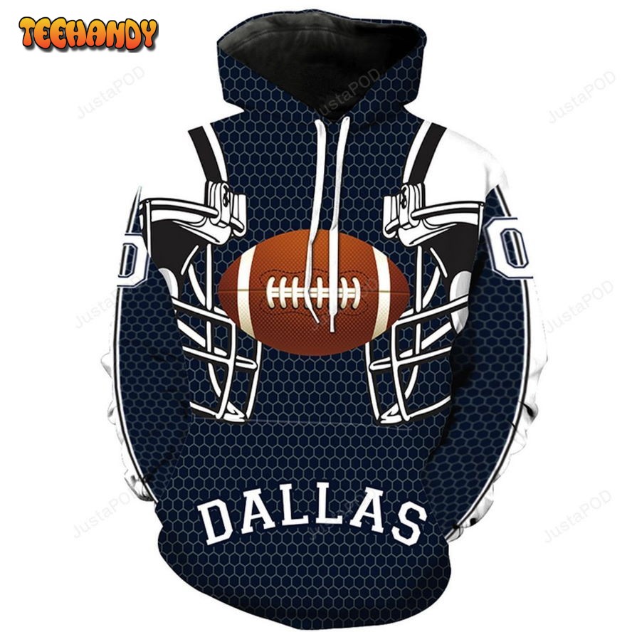 Dallas Cowboys NFL Men and Women 3D Hoodie Dallas Cowboys 3D Shirt