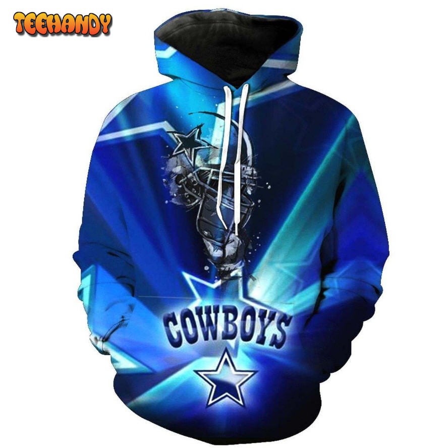 Dallas Cowboys NFL Men and Women 3D Hoodie